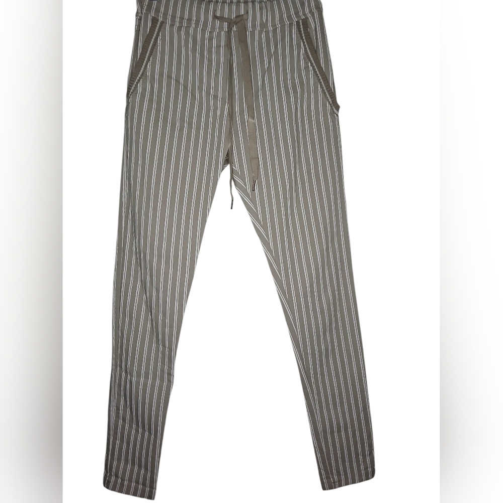 Tina Stephans striped Tie Waist pants